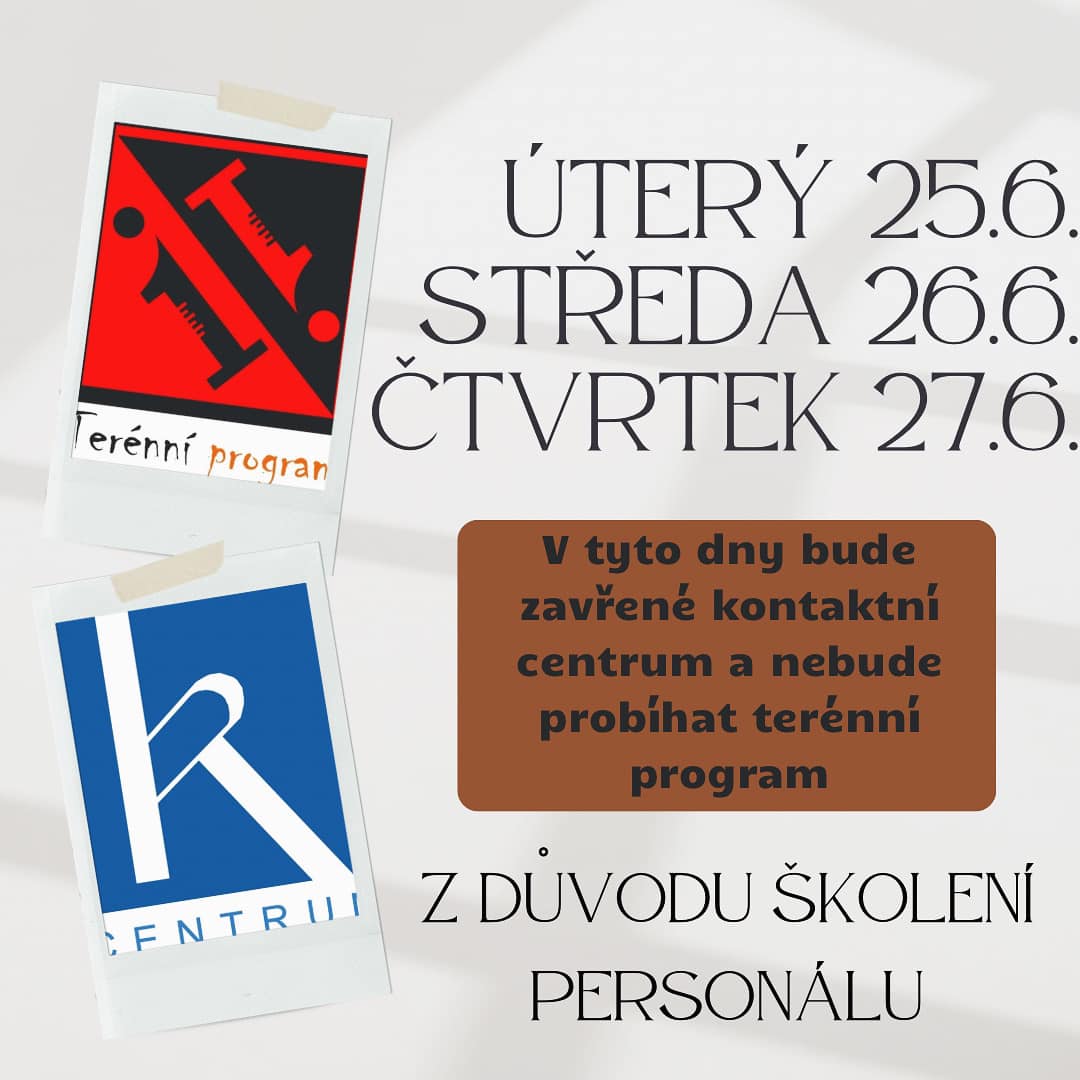 Přečtete si více ze článku 25.6. až 27.6. 2024 bude zavřené KC i TP