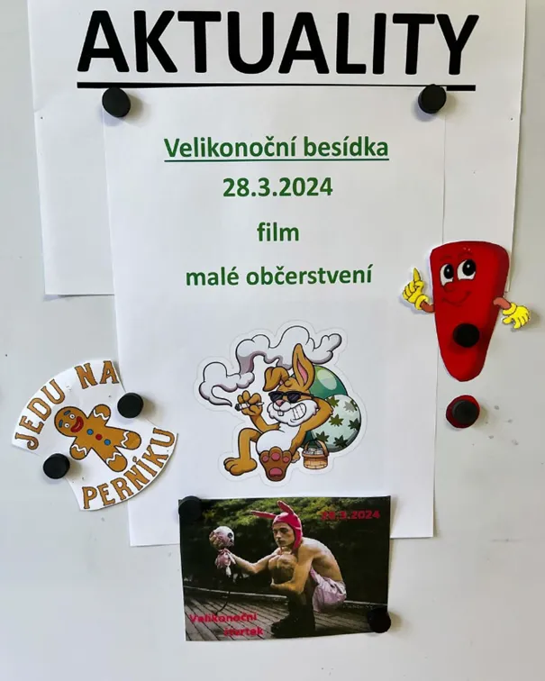 Přečtete si více ze článku Velikonoční besídka – 28.3.2024 – Film a malé občerstvení